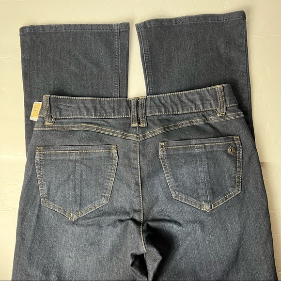 #244 ☑️ Democracy Ab Solutions Itty Bitty Boot Indigo Denim Jeans - Picture 8 of 16